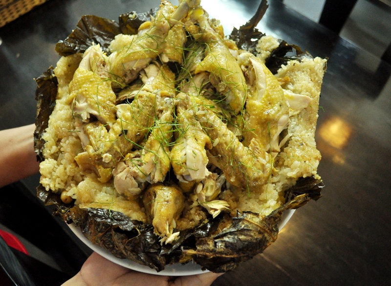 vien xoi ga boc la sen anh 4